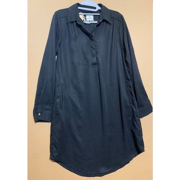 FAT FACE Black Tencel HARPER Shirt Dress  Sz 4 NWT - Picture 14 of 14